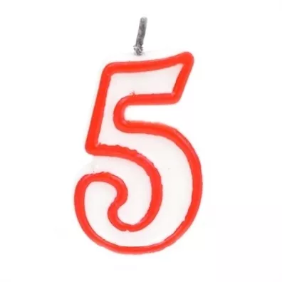 נר מספר 5 שמחה