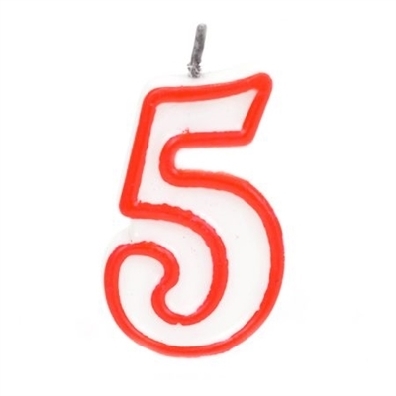 נר מספר 5 שמחה