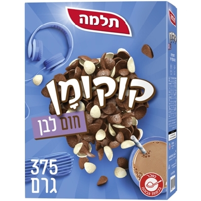 קוקומן חום לבן 375 גר'