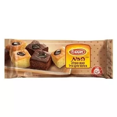 אסם עוגת סופלה שוקו וניל 340 גר' )8(