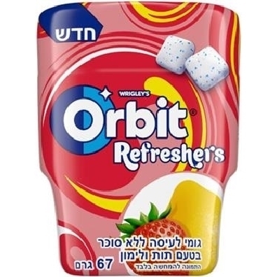 אורביט בקבוקון רפרשרס תות לימון