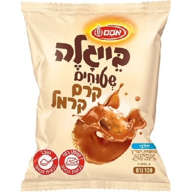 בייגלה שטוחים מצופה שוקולד 120 גר'