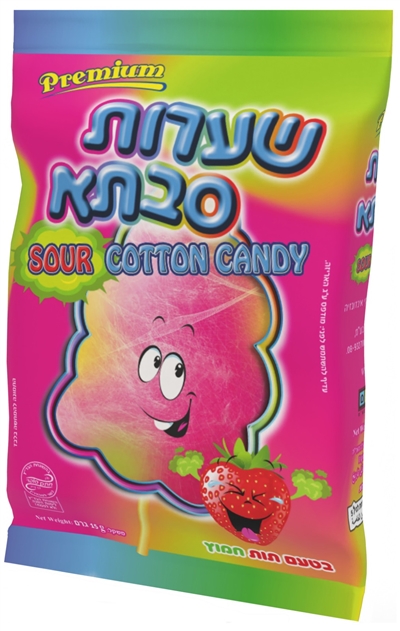 ממתק שערות סבתא תות חמוץ )24(
