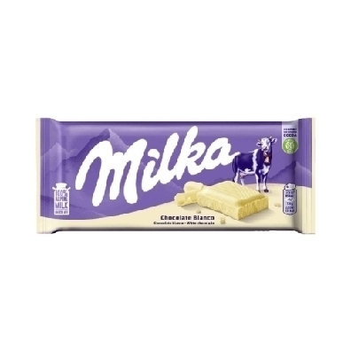 מילקה טבלה 100 גר' לבן )22(